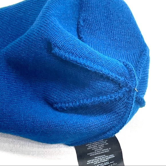 Hurley Men’s Icon Staples Winter Beanie Hat Blue OS New NWT - Picture 11 of 16